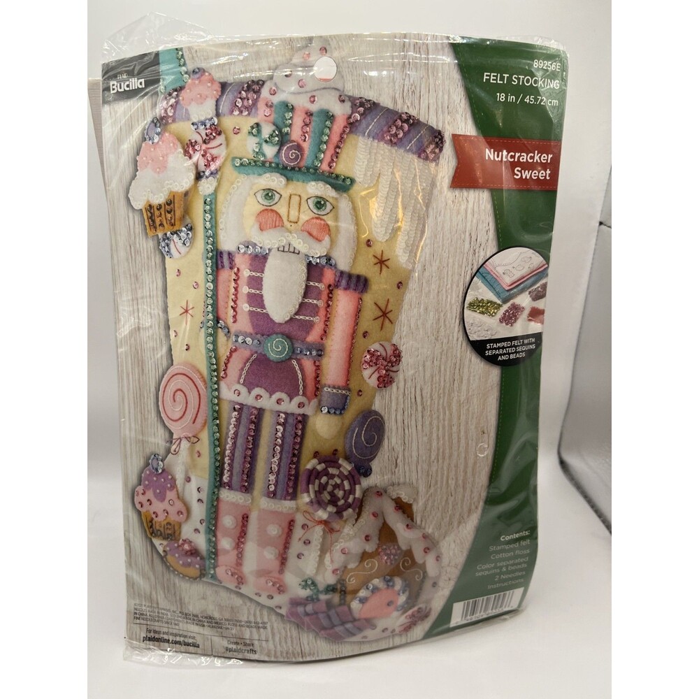 Bucilla NUTCRACKER SWEET  Stocking Kit-89256E/2021